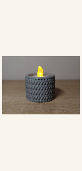 Porta-vela Knit