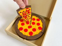 Pizza com 6 Pedaços